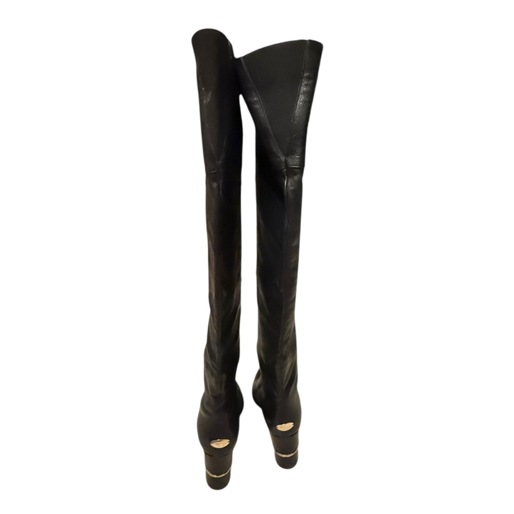 Jimmy Choo Black Over-the-Knee Boots